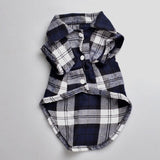 2019 New Spring Pet Fashion Puppy Dog Vests Plaid Stripe Pet T Shirt Cotton Cat Grid Costumes Dog Autumn Clothes Jacket Coats