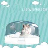 Hot 10 Style Hamste Cage Bathroom Sauna Bathtub Small Pet Hamster Accessories Can Effectively Prevent The Bath Sawdust Fly Out