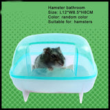 Hot 10 Style Hamste Cage Bathroom Sauna Bathtub Small Pet Hamster Accessories Can Effectively Prevent The Bath Sawdust Fly Out