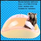 Hot 10 Style Hamste Cage Bathroom Sauna Bathtub Small Pet Hamster Accessories Can Effectively Prevent The Bath Sawdust Fly Out