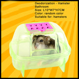 Hot 10 Style Hamste Cage Bathroom Sauna Bathtub Small Pet Hamster Accessories Can Effectively Prevent The Bath Sawdust Fly Out