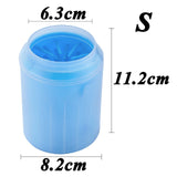 Dog Paw Cleaner Cup Soft Silicone Combs Portable Pet Foot Washer Cup Paw Clean Brush Quickly Wash Dirty Cat Foot Cleaning Bucket