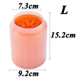 Dog Paw Cleaner Cup Soft Silicone Combs Portable Pet Foot Washer Cup Paw Clean Brush Quickly Wash Dirty Cat Foot Cleaning Bucket