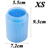 Dog Paw Cleaner Cup Soft Silicone Combs Portable Pet Foot Washer Cup Paw Clean Brush Quickly Wash Dirty Cat Foot Cleaning Bucket