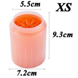 Dog Paw Cleaner Cup Soft Silicone Combs Portable Pet Foot Washer Cup Paw Clean Brush Quickly Wash Dirty Cat Foot Cleaning Bucket