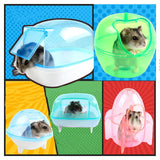 Hot 10 Style Hamste Cage Bathroom Sauna Bathtub Small Pet Hamster Accessories Can Effectively Prevent The Bath Sawdust Fly Out